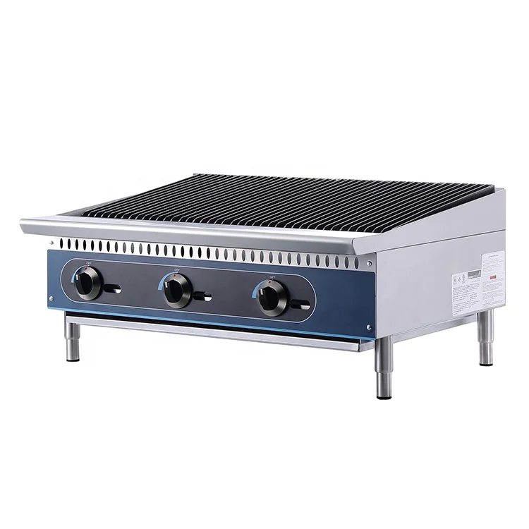 
 Коммерческий 36 дюймов газа charboiler торговая газовая из нержавеющей стали для барбекю из нержавеющей стали гриль  