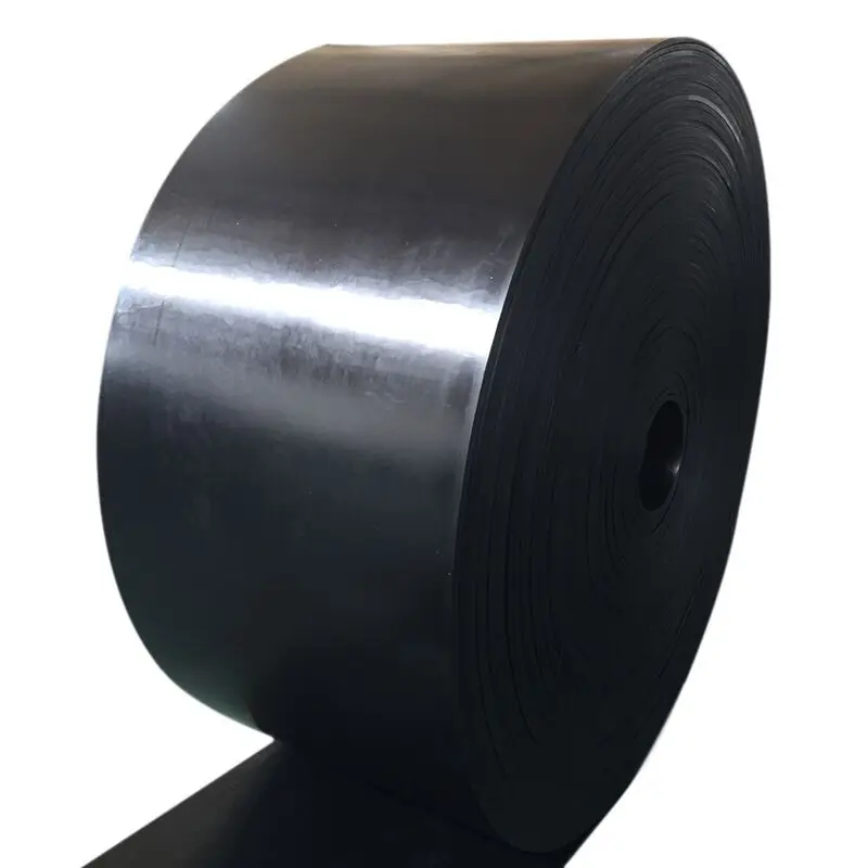 EP 100 light weight and thin EP fabric carcass rubber conveyor belt for cement and concrete plants