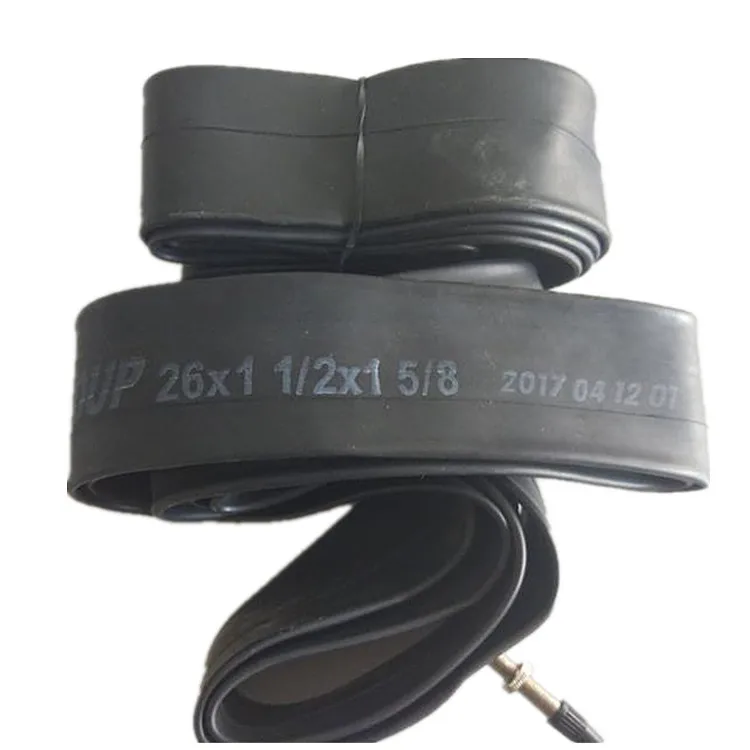 Bicycle Tube 26x1 1 2x1 5 8  FV DV valve Camera De Aire butyl bike tyre inner tube hot sell size to Africa
