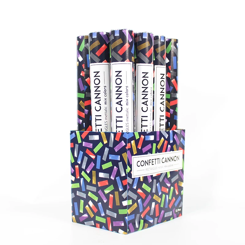 Quality Protection Snow Confetti Popper Eco Friendly Small Party Popper Confetti