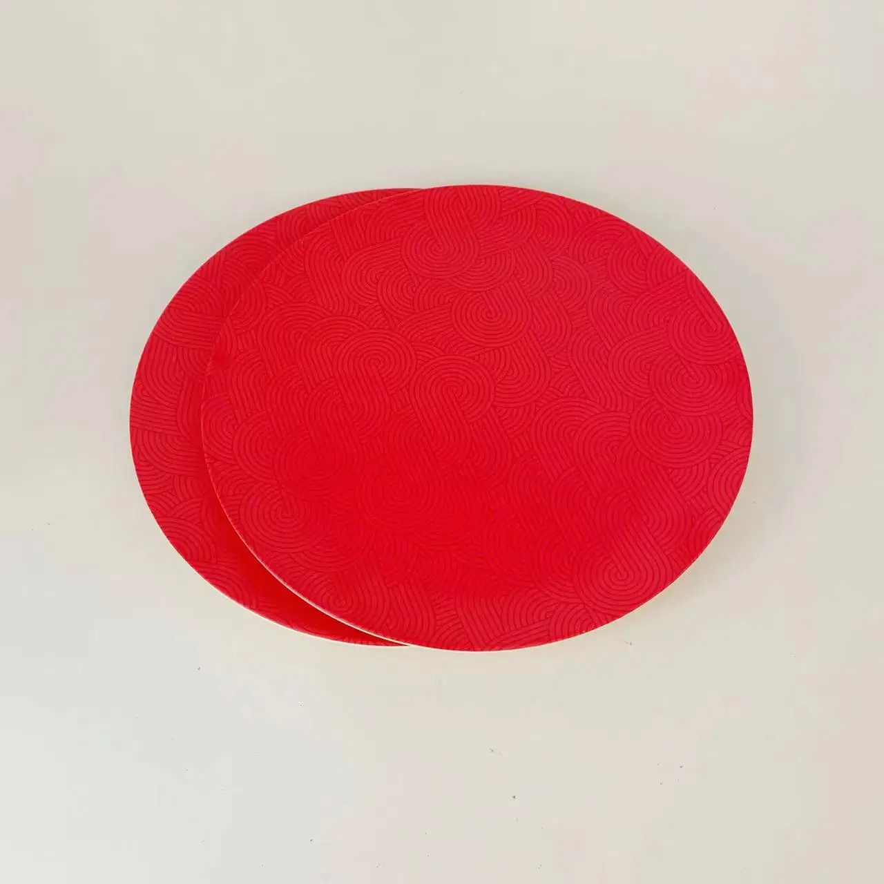 Custom Logo Food Grade Direct Compostable Free Samples Dinner Wedding Party Plastic Plate