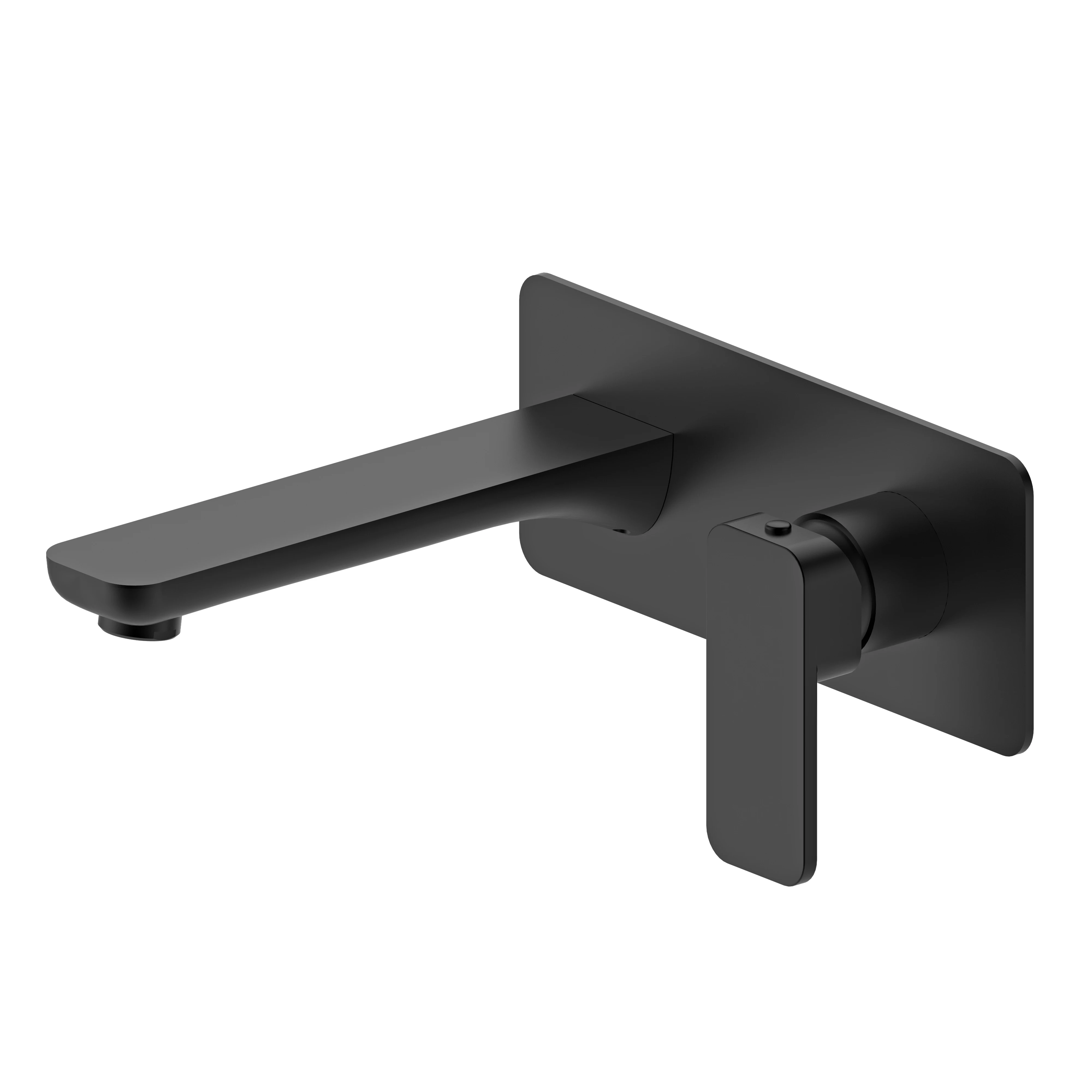 CUPC CE WaterMark good quality brass concealed wall mounted basin faucet matte black bathroom hot and cold water mixer tap