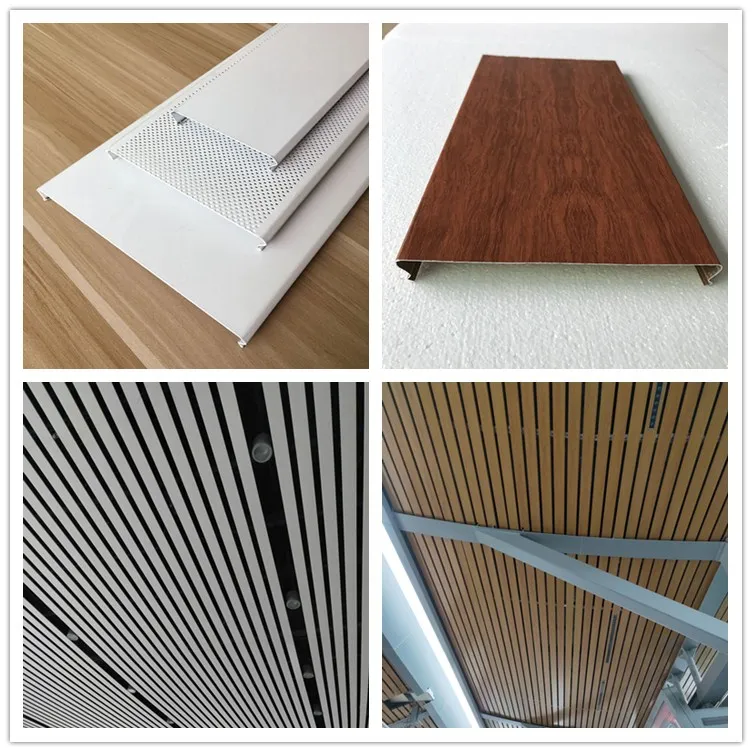 Fireproof Stretch G-strip Ceiling Tile Custom Aluminum Sale Waterproof Cross Metal Customized Sound Irregular Training Style
