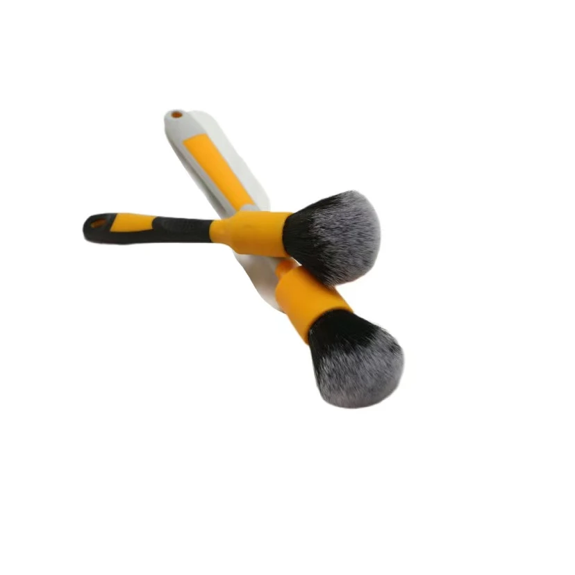 Factory direct selling Car TWO-COLOR Handle Dust Brush for Car Detailing Brush