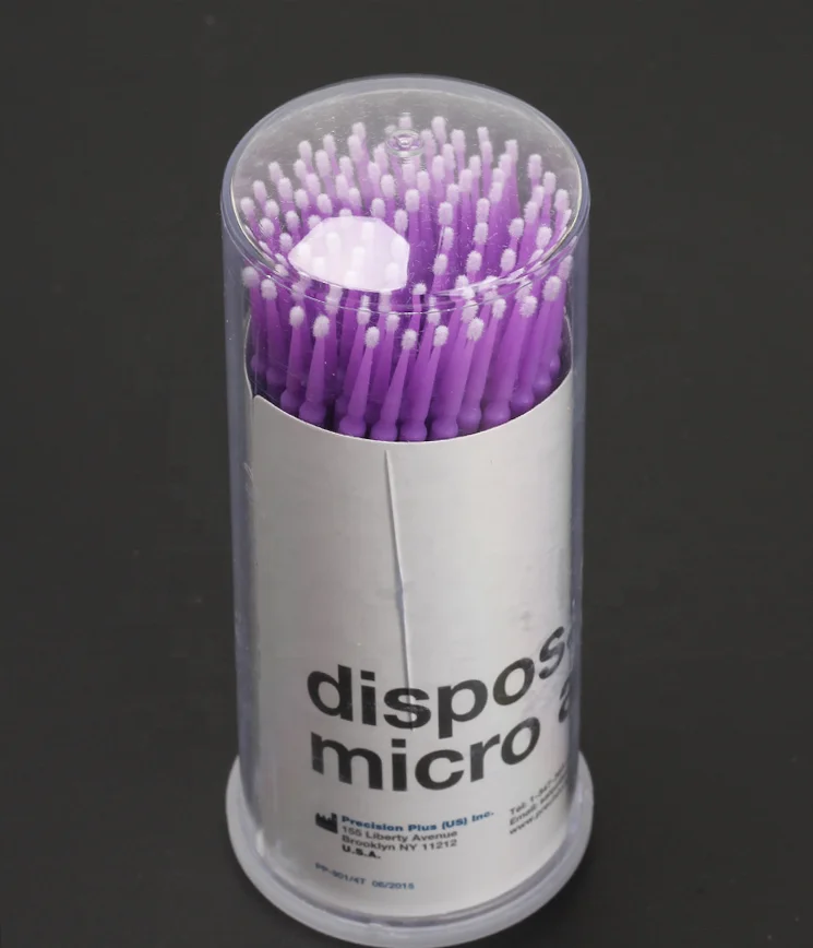 Eyelash Extensions Micro Brushes Disposable Micro Swab Lash Microfiber Applicator