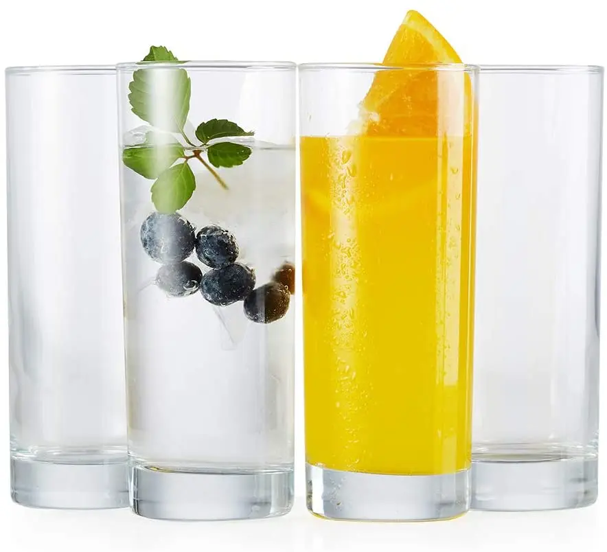 Стаканы для питья, высокий стакан для воды, вина, пива, коктейлей, виски