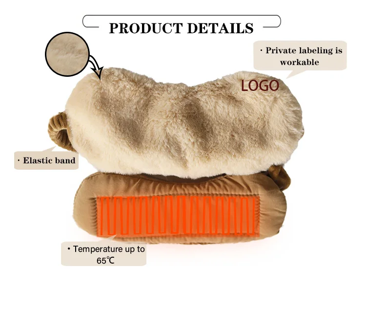 eye cares USB electric Physically heated eye massage with heat compression sleep mask