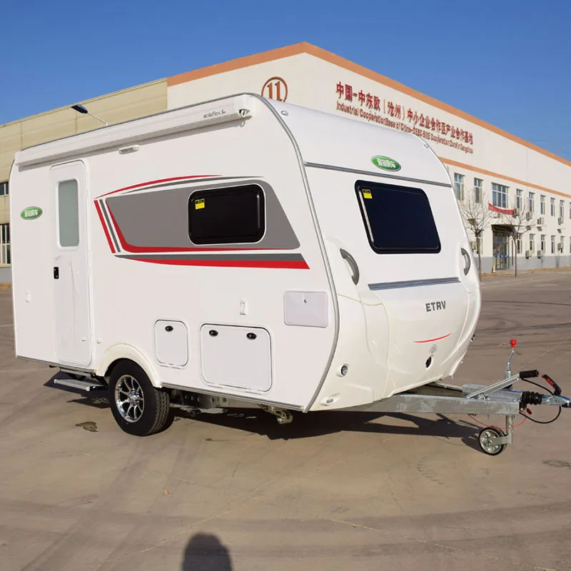 Factory hot sale Motorhome Used Rv Travel Trailer Caravan Rv Travel Trailer Camper With Kitchen car trailer vehicle