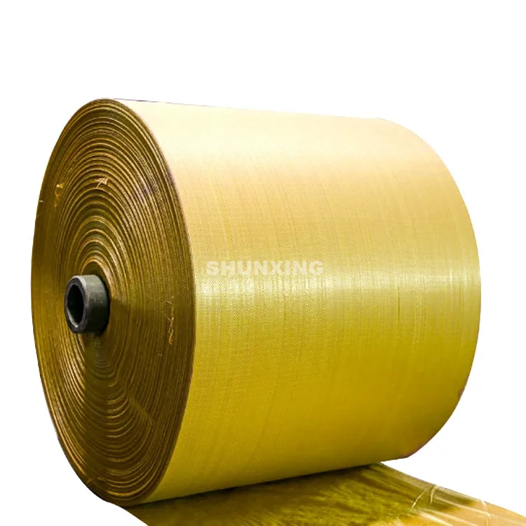 Китай Гуанси производитель сырья рециркулирует мешок pp сплетенный мешок рулон