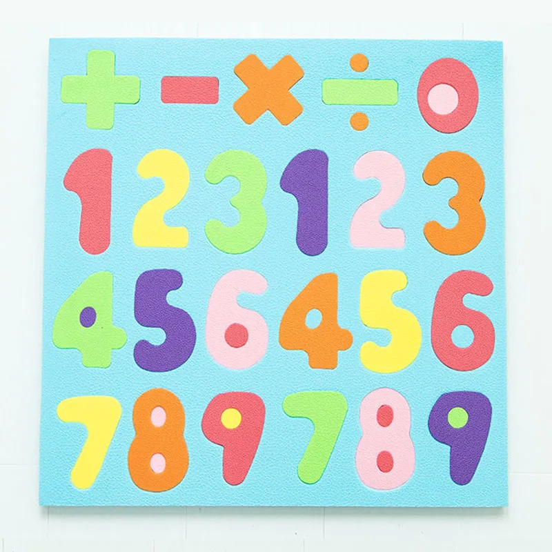 Детский мягкий пазл из ЭВА, 26 букв, 36 слов