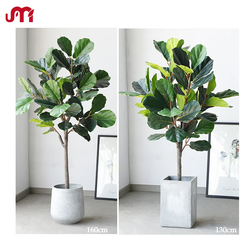 51inch 63inch fig tree lush leaf natural look artificial plant for living room