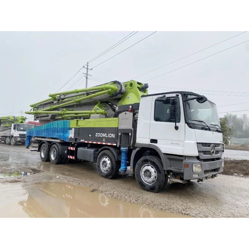 Used  China 56 meter Zoomlion Pump wtih Germany Chassis Diesel Concrete Pumps Price for sale