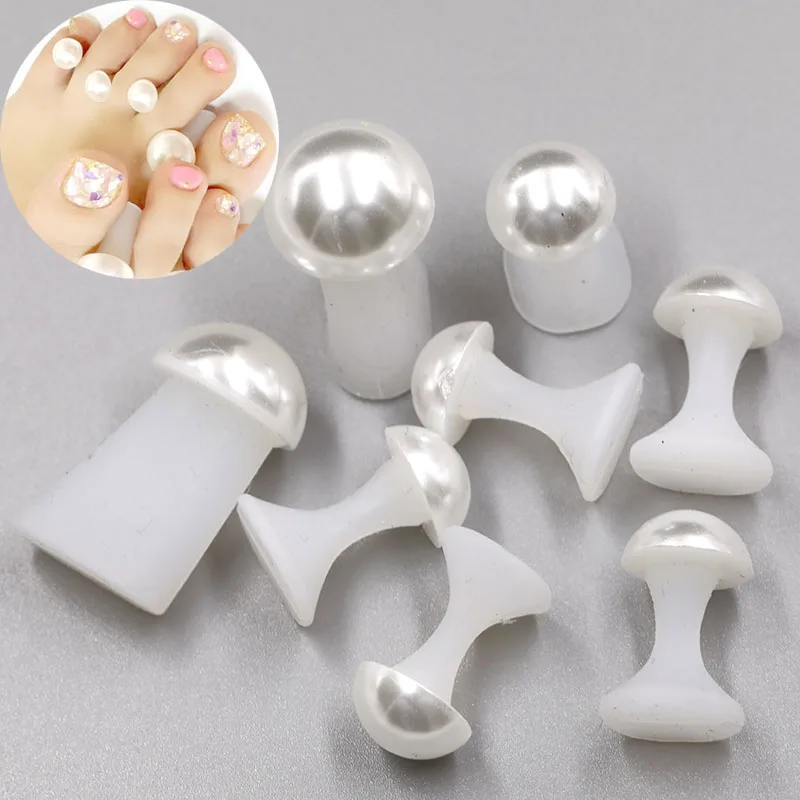 Hot Sale Colorful Silicone Separator Pedicure Nail Tool Finger Toe Nail Salon Separator Toe Sepatator Silica Gel,silica Gel