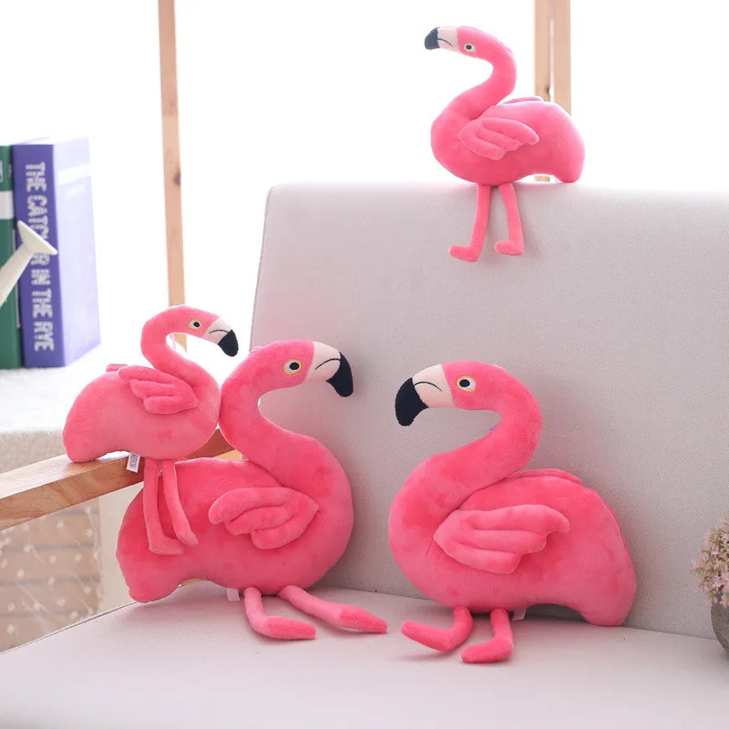 Wholesale 25cm /40cm ins Fasion Home Decoration Plush Flamingo Toys Stuffed Flamingo Tuffed Bird Soft Pillow