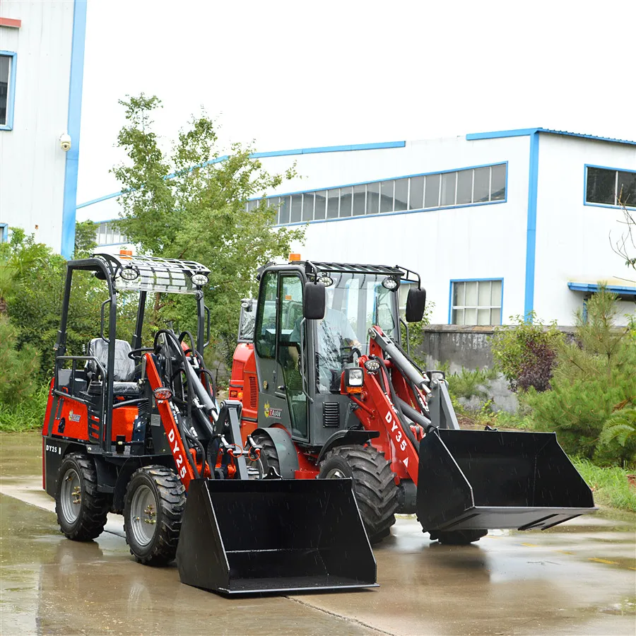 Шарнирный маленький колесный погрузчик DY25 hoflader china