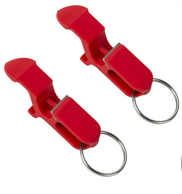 Custom Logo Plastic Beer Can Bottle Opener 3 In 1 Keychain Shotgun Tool Bottle Opener
