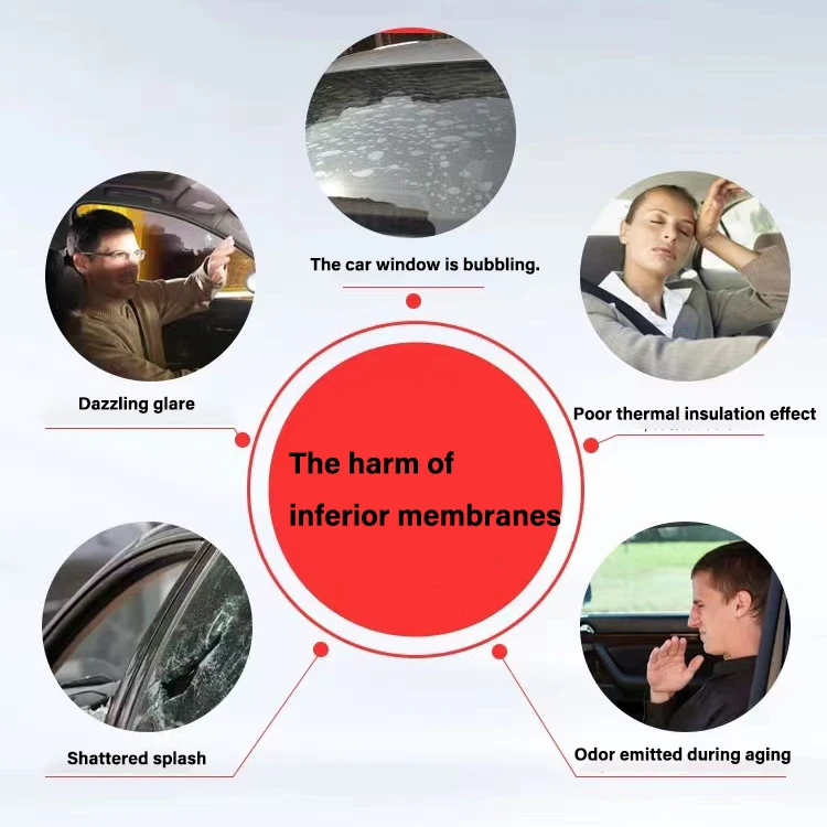 v-kool UV99% nano ceramic window tint film skin and eye protection anti Anti-glare Heat insulation window film 1.52x30M roll