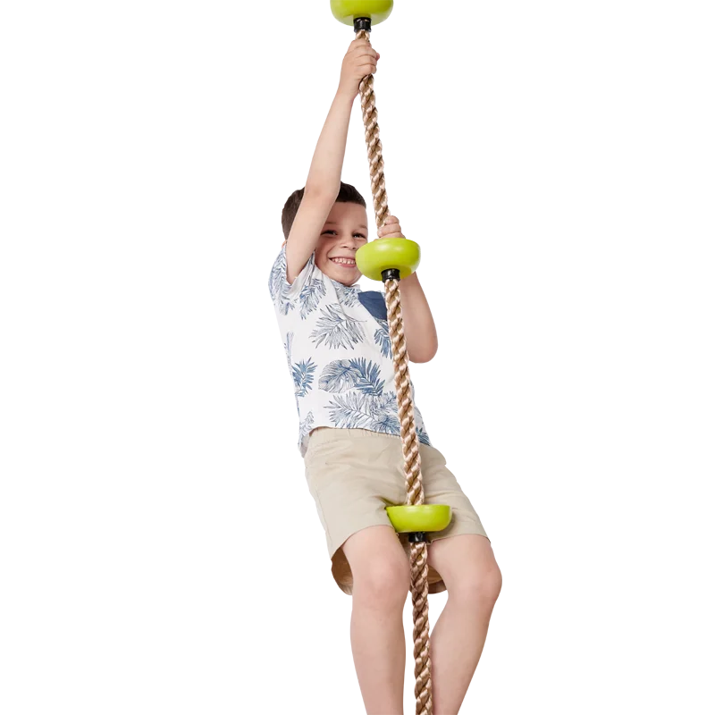 Manufacturing gym outdoor and indoor garden  park colorful rock climbing rope with platforms