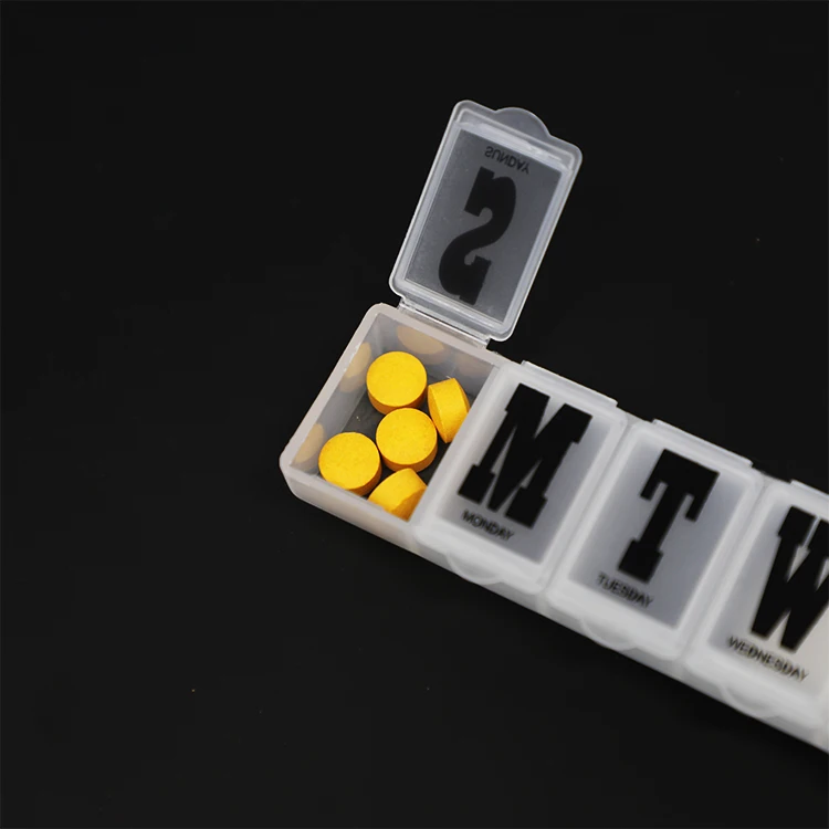 Wholesale Plastic Portable Pill Box 7 Da Weekly Organiser