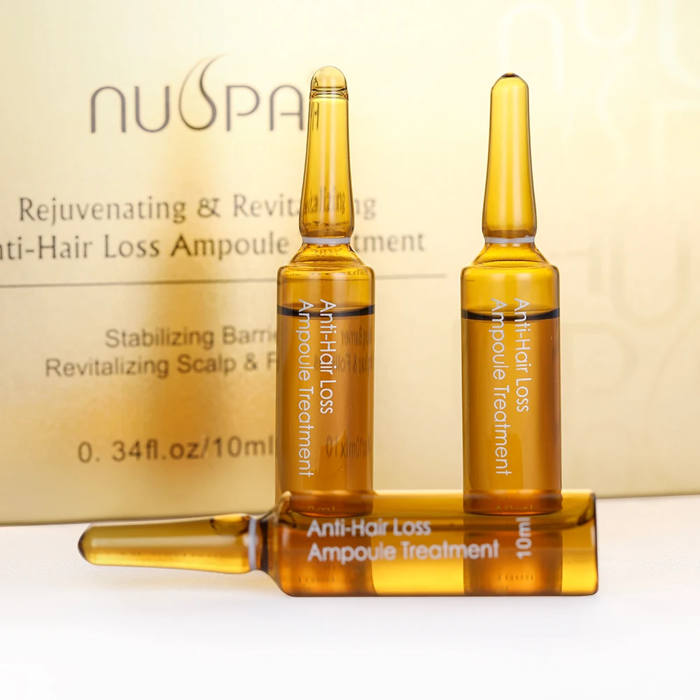 NUSPA Wholesale Collagen Regrowth Hair Oil Treatment Vegan Repairing Hair Anti-Loss Ampoule