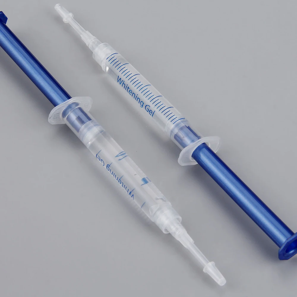 10Pcs Teeth Whitening Gel With LED Accelerator Light and Tray Tooth Whitener Kits