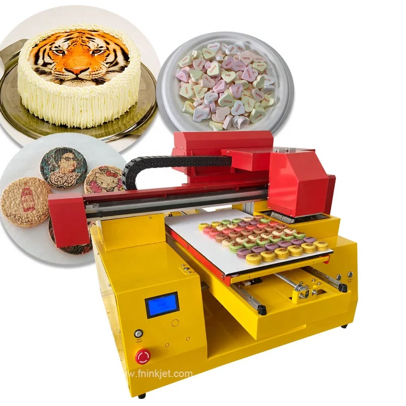 Hot Selling All in One Edible Food Printing Direct to Cake Candy Cookie Macaron A1 A2 A3 Marshmallow Printer
