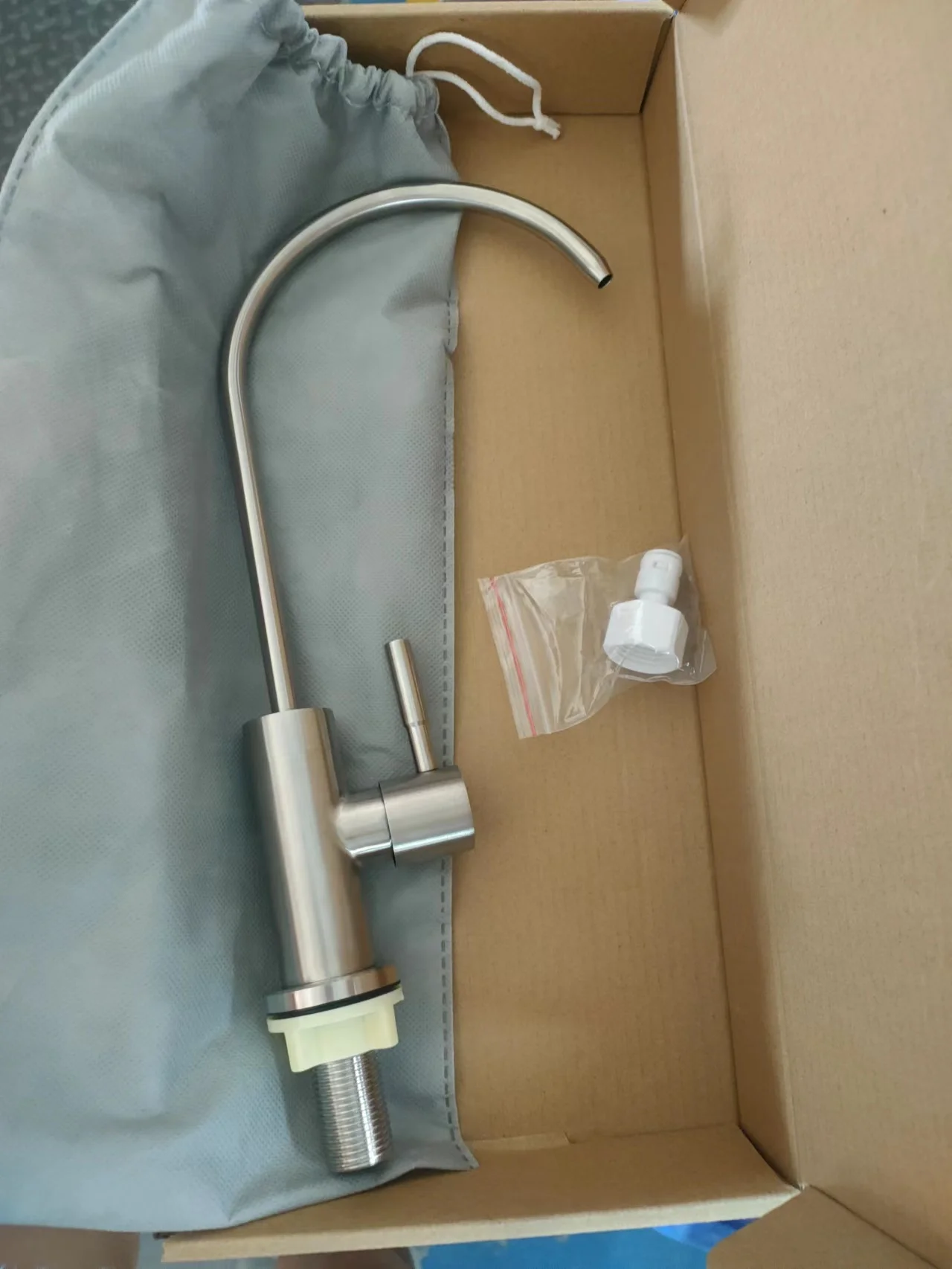 Wholesale kitchen faucet 304 stainless steel  Brushed Kitchen Bathroom Handle Tap Reverse Osmosis Filter Drinking Purifier Water