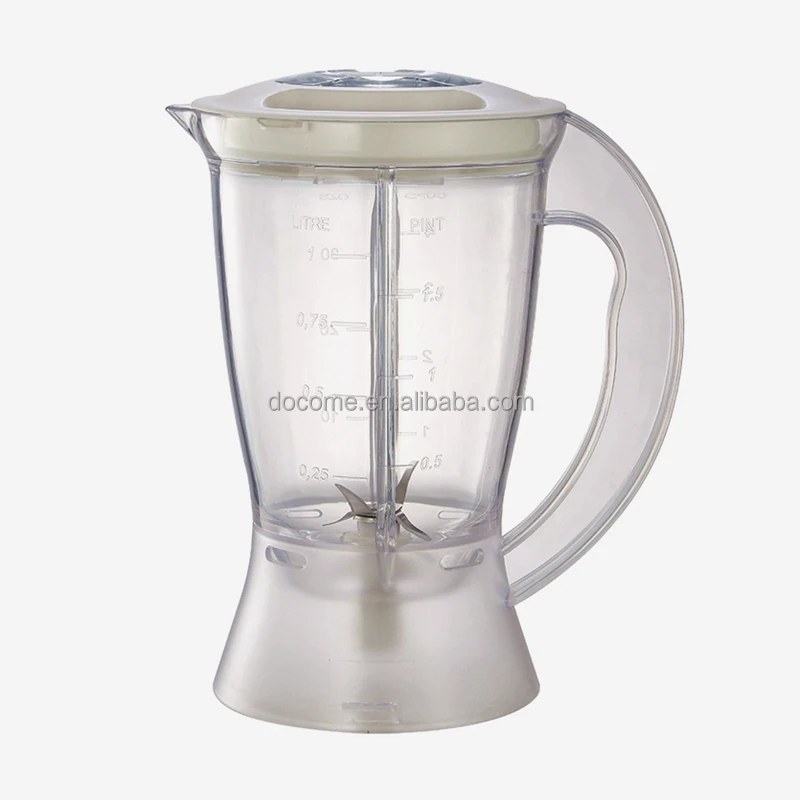1.5L Blender Jar Plastic Juicer Jug Blender Spare Parts for Moulinex OPTIBLEND-2000 Mixer Grinder Blender