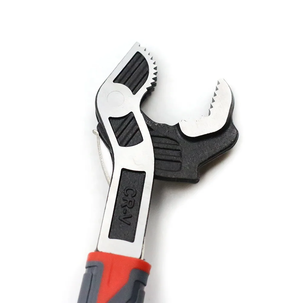 Torque big opening quick adjustable water pipe wrench spanner