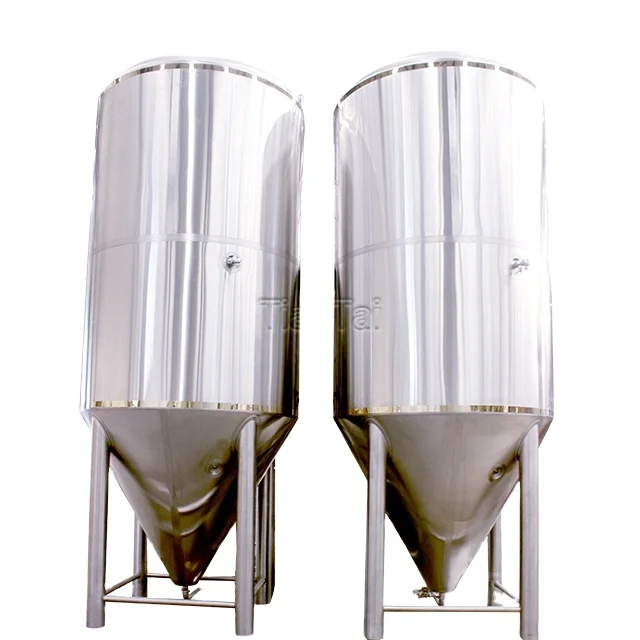  5000L 50HL 40BBL нержавеющая сталь двойная стена гликоль жакетированный Топ manway конический ферментер