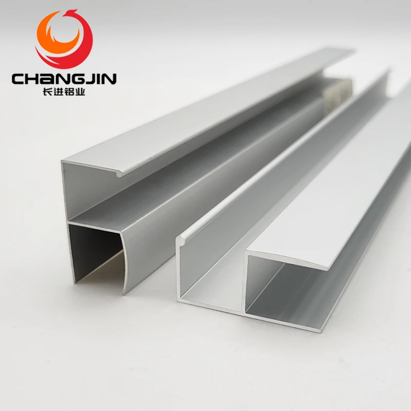 Furniture Handle Aluminum G Shaped Handles Aluminium Cabinet Profile Handle