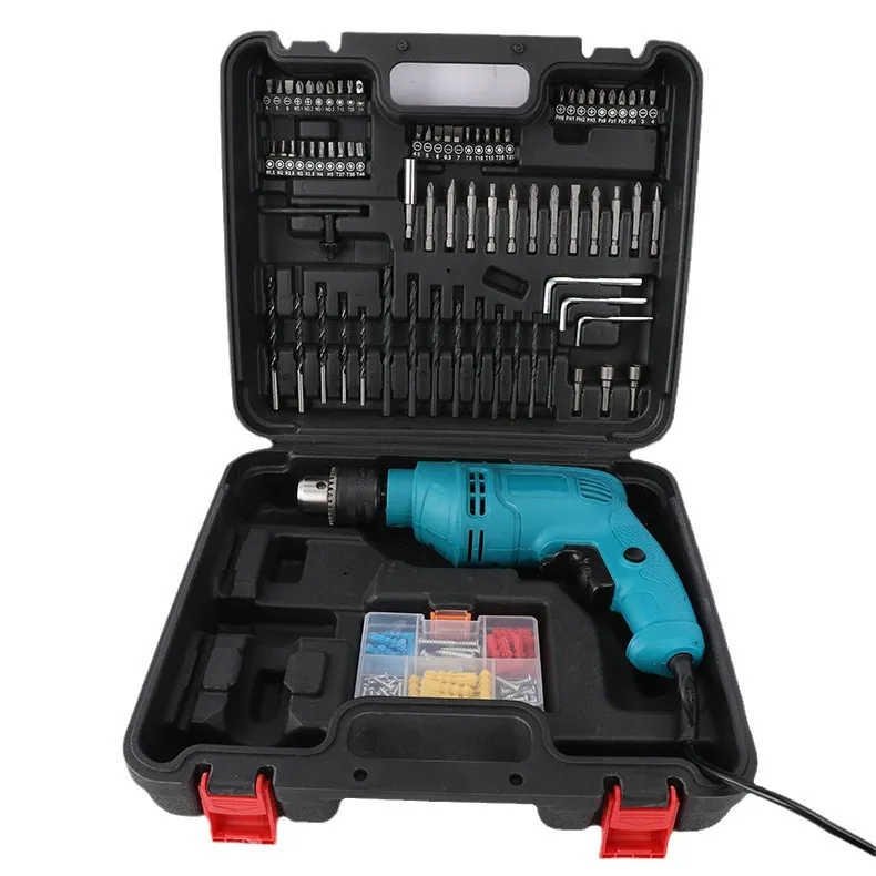 Multi-functional portable 38 pcs Hardware kit household auto repair electrician repair electric drill power tool set