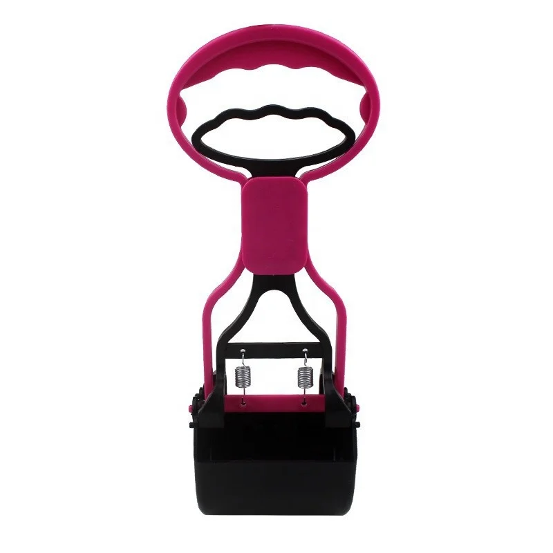 Manufacturer Pet Dog Pooper Scooper With Poop Bag Dispenser Shit Clip Picker