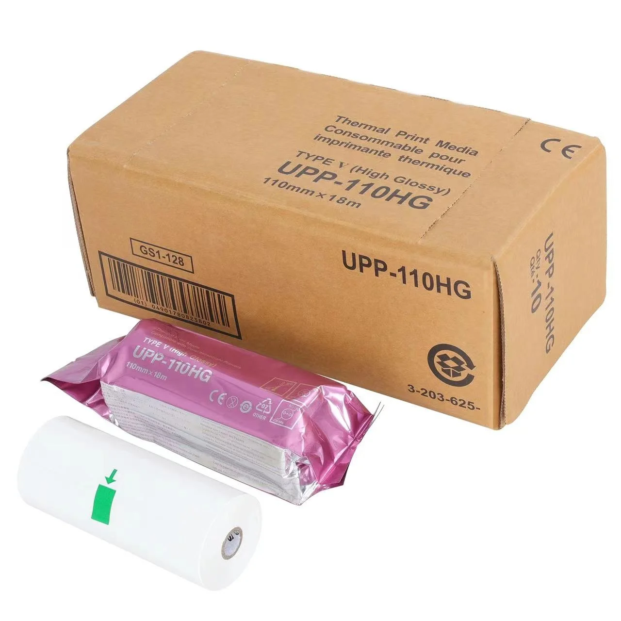 Ultrasound upp110hg Thermal paper printer roll ultrasound rolling thermal roll