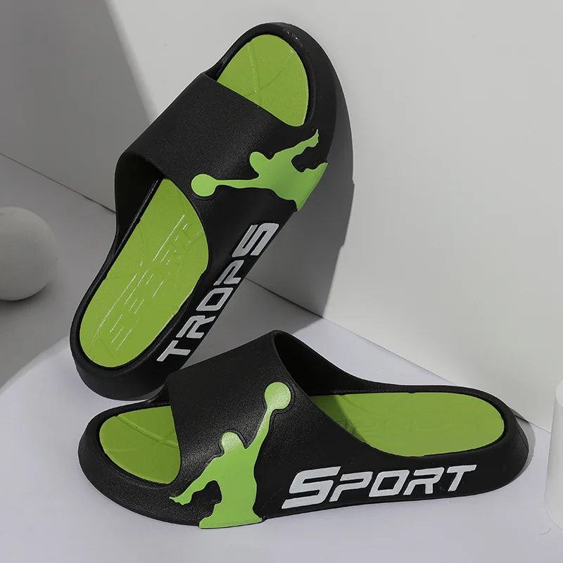 Летние модные мужские тапочки комнатные и уличные женские сандалии для влюбленных пляжные Тапочки