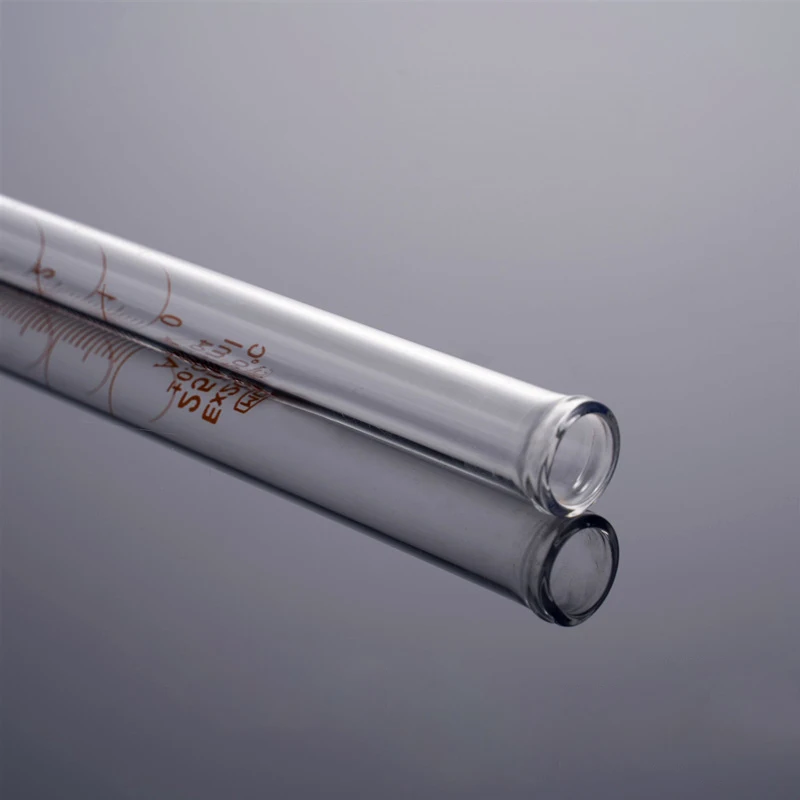 Laboratory Disposable Sterile Glass Clear Digital Acid Burette 50ml Acid Buret with PTFE Stopcock