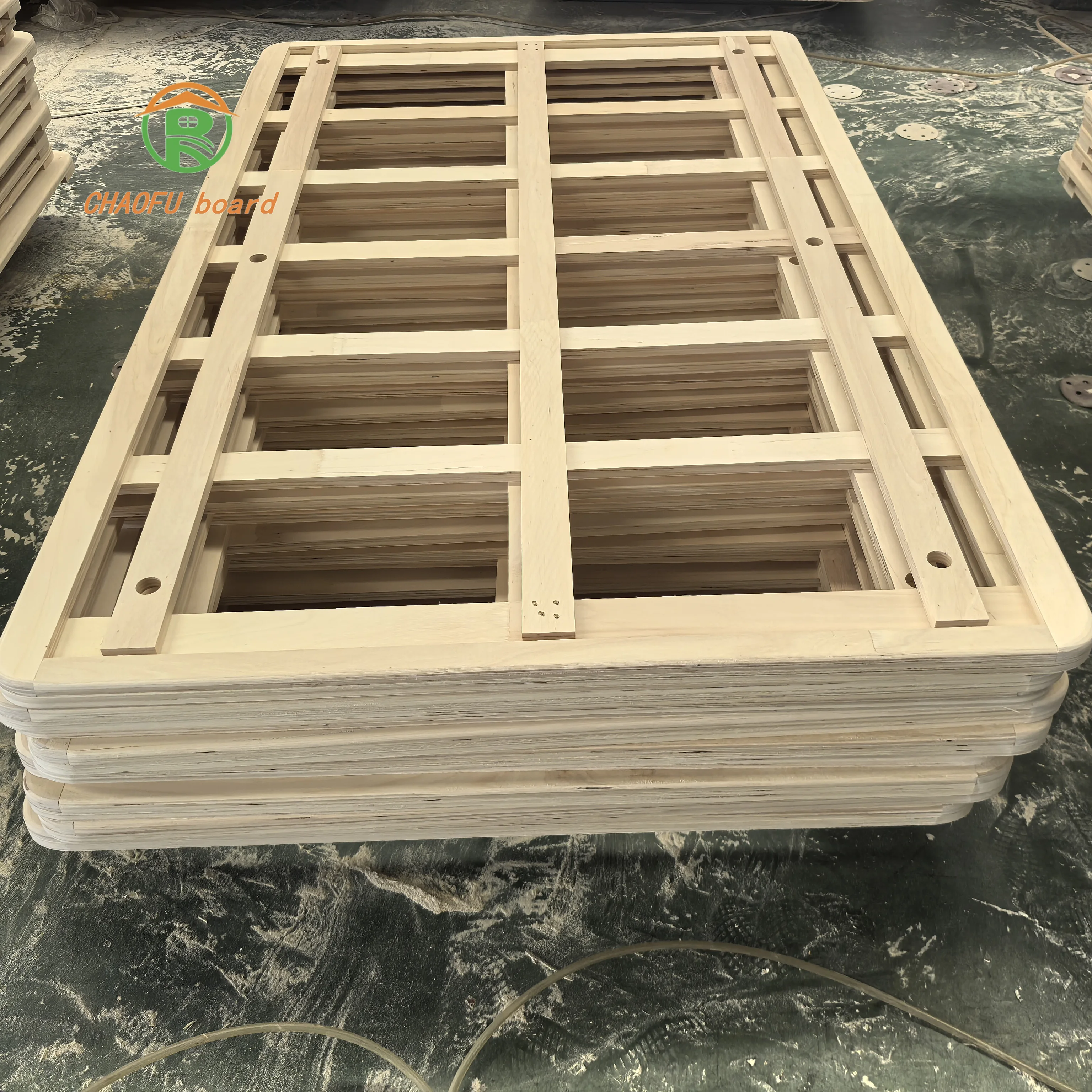 customization wood furniture whole house customization bedstead E0 poplar pine eucalyptus plywood