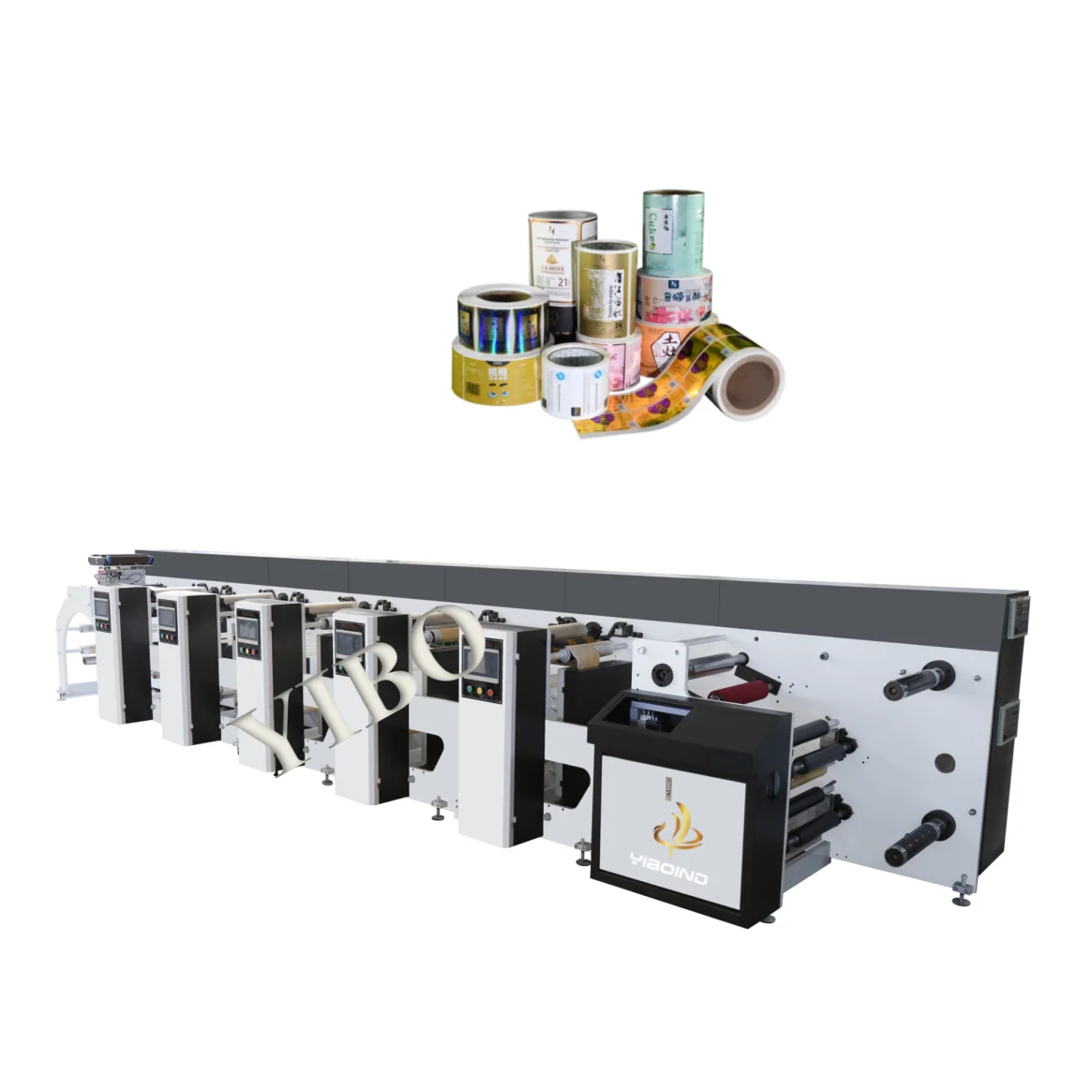 best sale offset adhesive tape label flexo flexographic paper printing machine