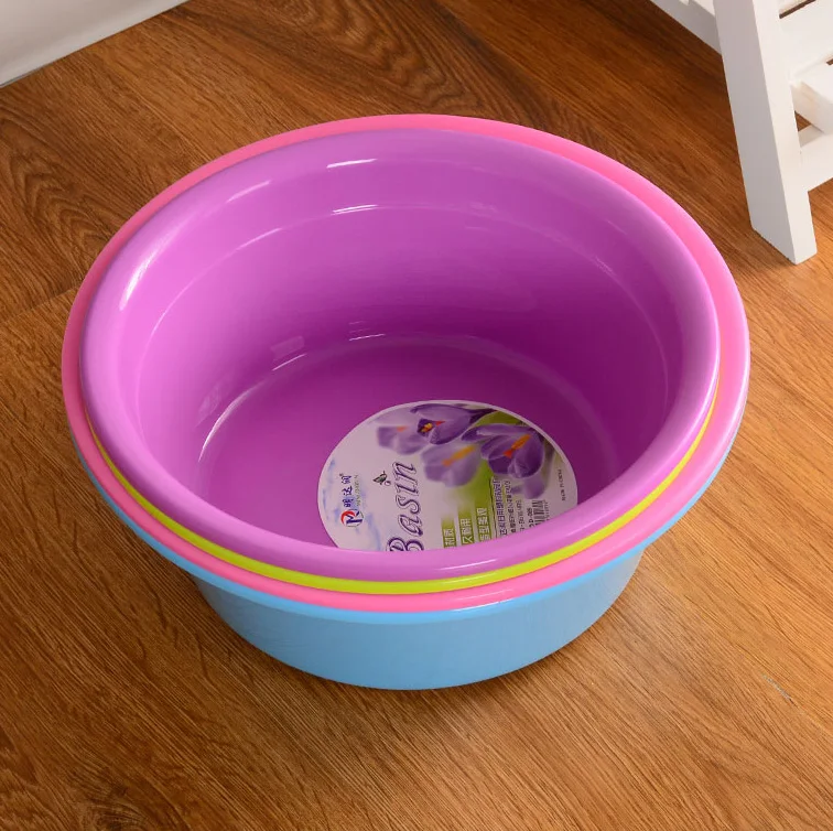 Factory hot sale plastic basin bathtub bathroom hard plastic washbasin a must-have at home