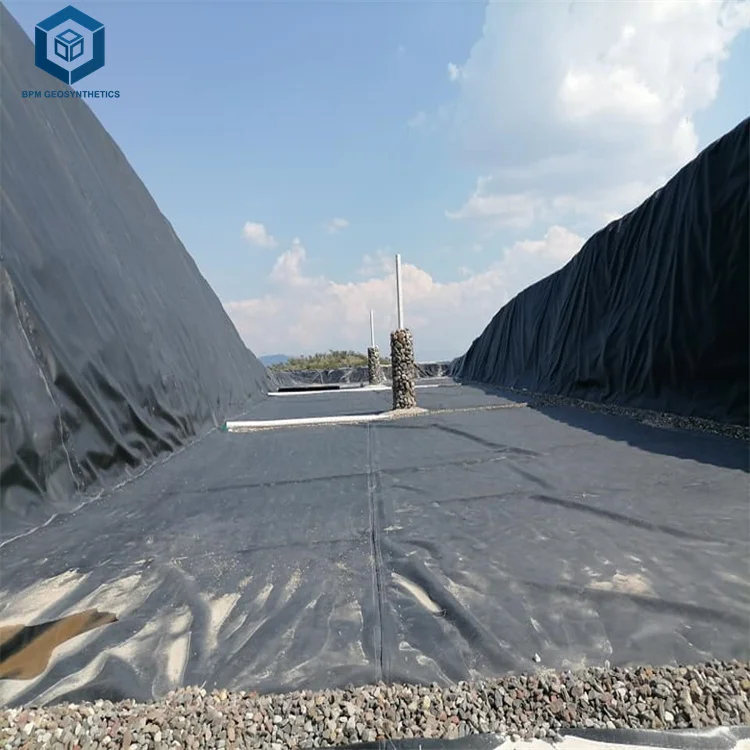 China Dam Liner Geomembrane HDPE 1mm Sheet for Dam Lake Project in Singapore