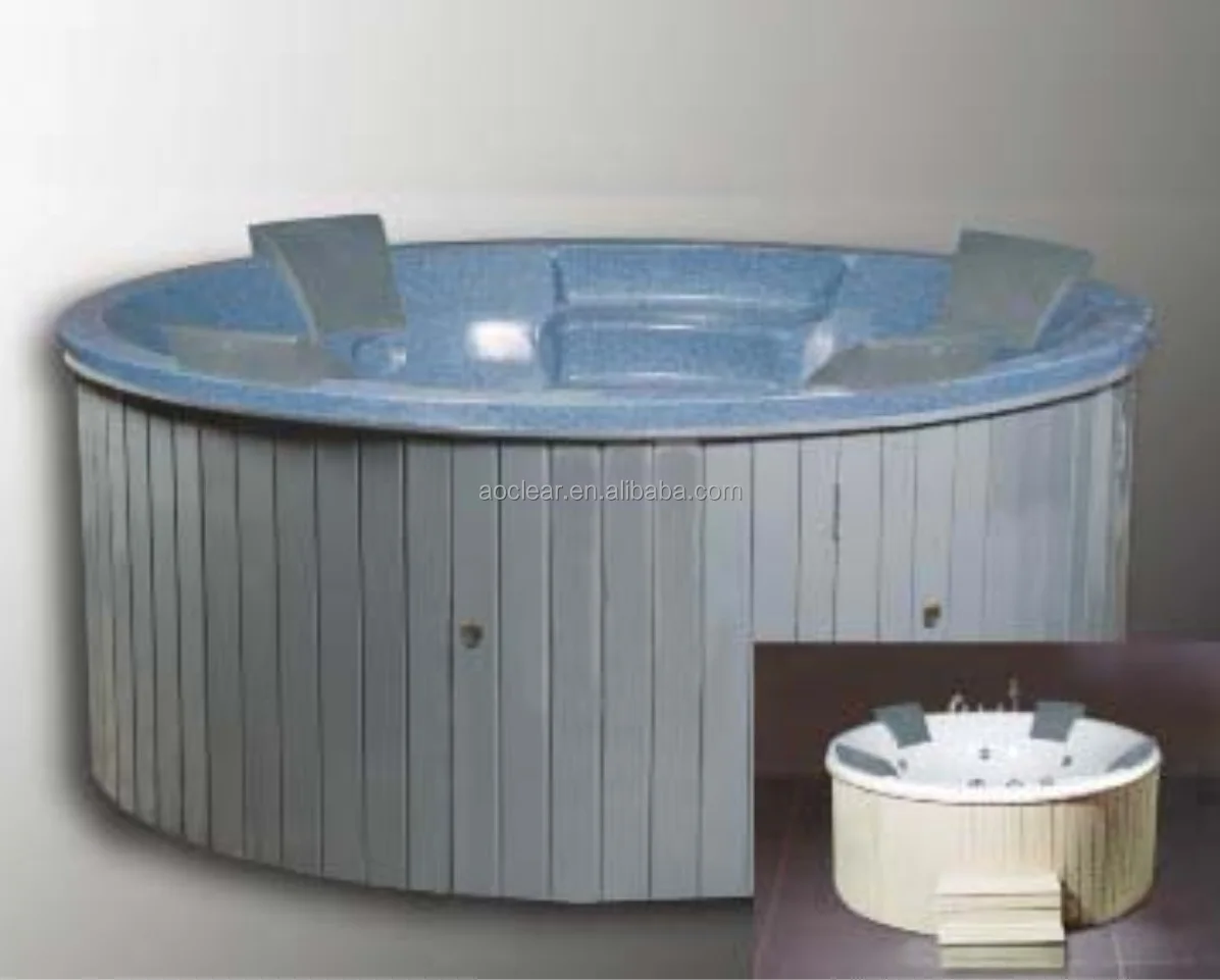 Large water jetted function spa tuboutdoor body massage japan massage hot tub