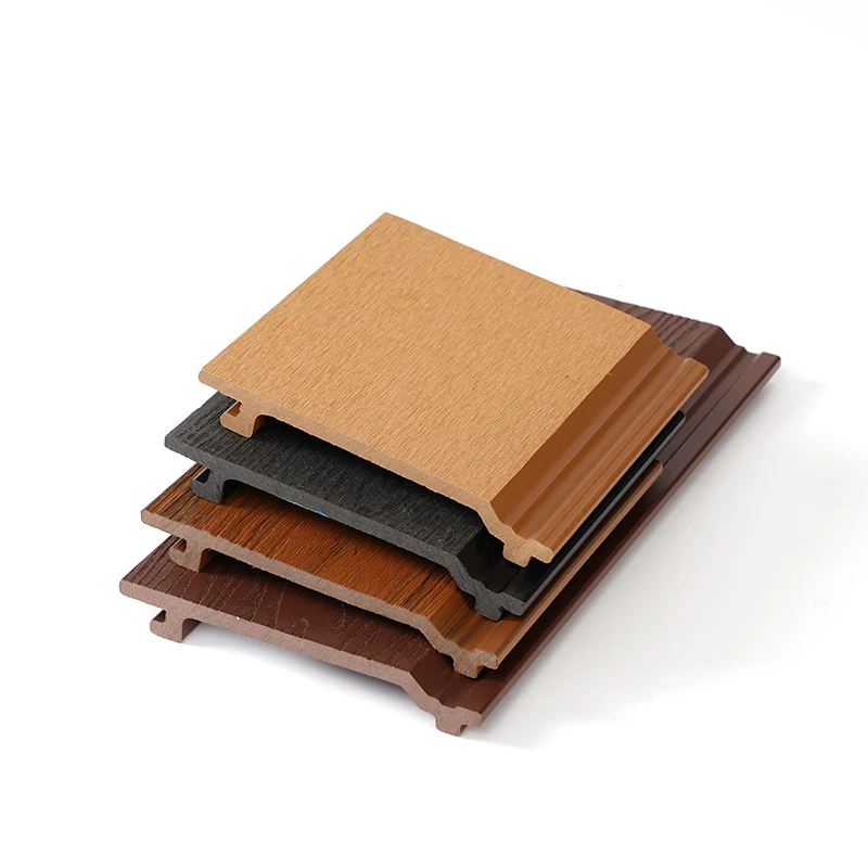 155*20Mm Wood Grain Exterior Facade Composite Wall Cladding Panels