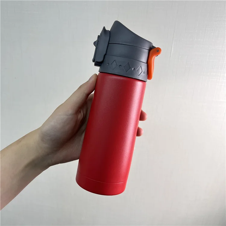 OEM ODM Flip lid stainless steel water bottle leakproof sport nice vacuum flask thermos