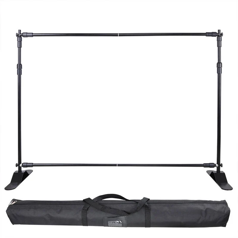 Exhibition Retractable Dye-sublimation Step and Repeat Banner Stand Backdrop