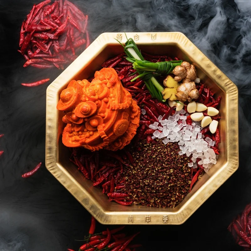 Commercial remote control induction cooker shabu shabu hotpot stove with soup pot for restaurant