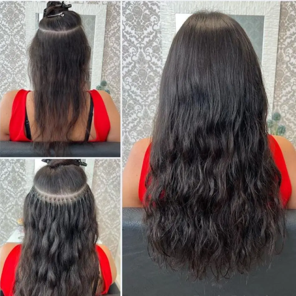 high quality piano color itip human hair extensions straight customized color human hair loc extensions i tip