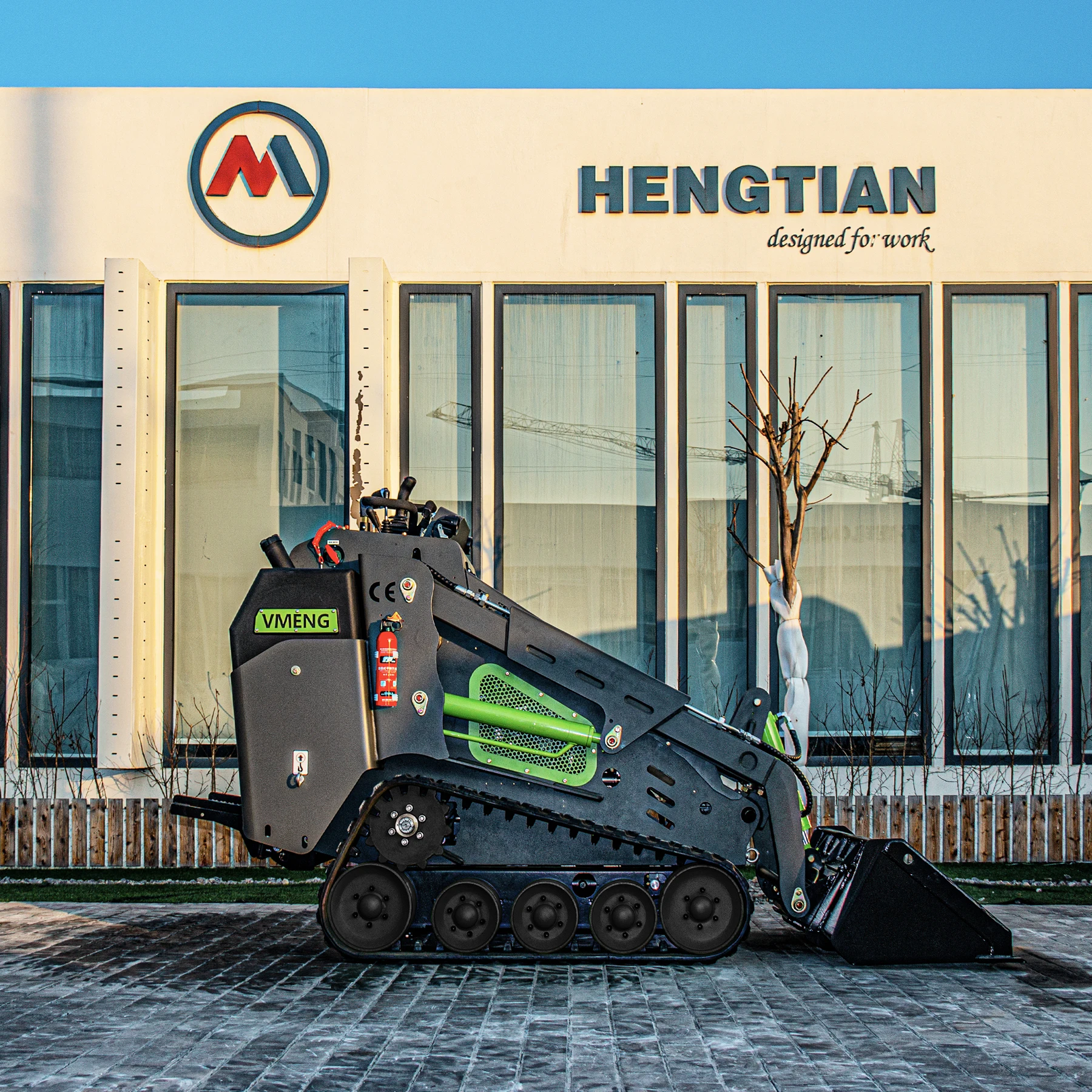 Mini skid steer loader rubber tracks with attachments can ship to USA Germany Uk