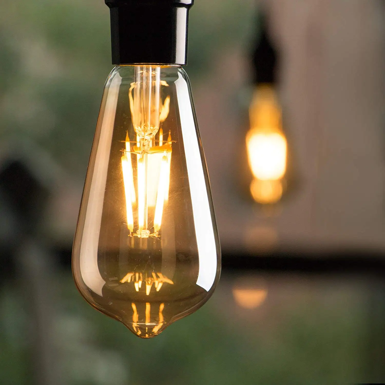 ST64 AC85-265V 6W/8W E27 Led Filament Bulb Indoor Lighting Vintage filament LED