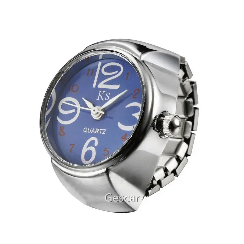 Hot Sale Waterproof Ring Watch Creative Fashion Stainless Steel Quartz Ring Watch Stlyish Gift Finger Ring Watch