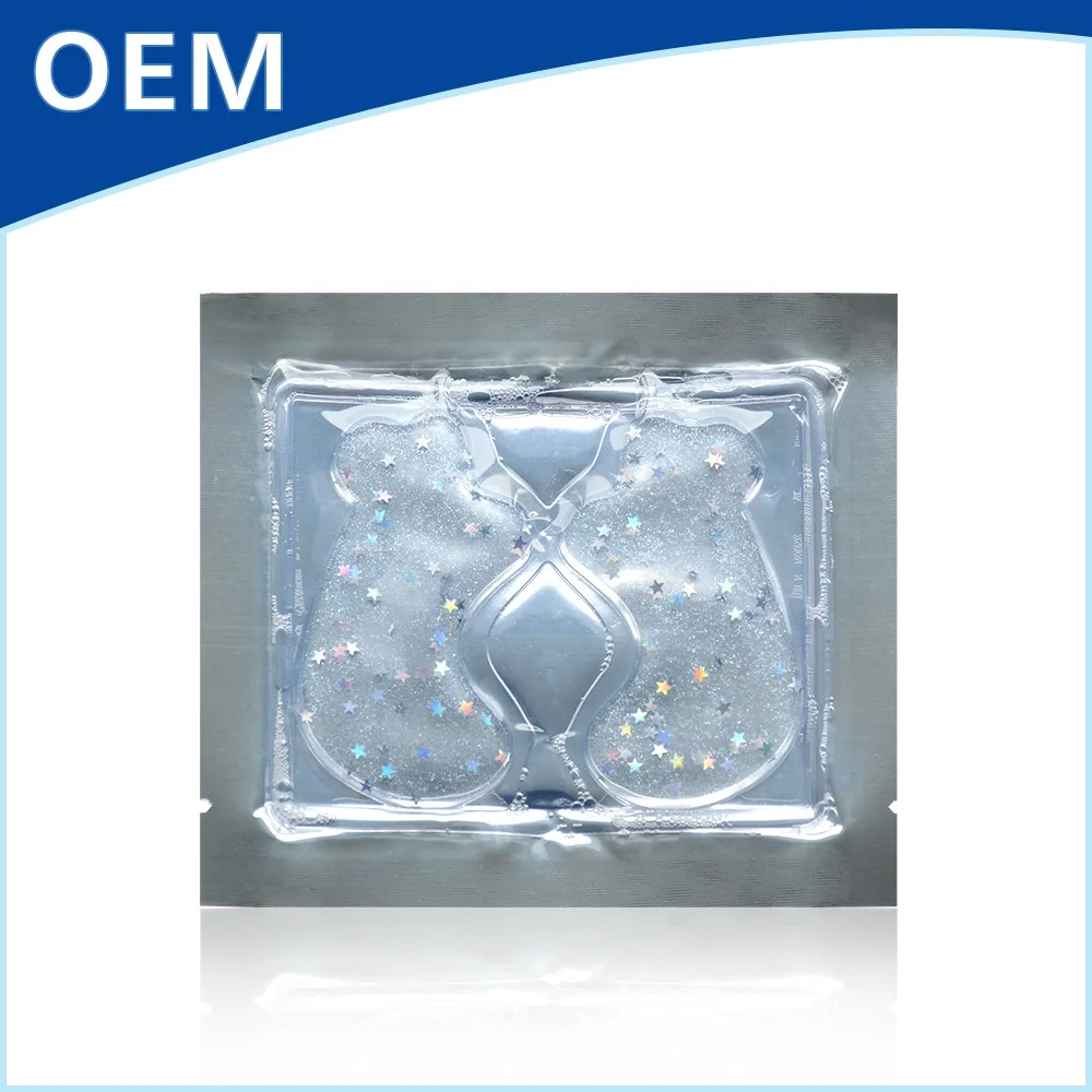 OEM best anti wrinkle gel patch smile line care crystal collagen mask glitter nasolabial fold mask